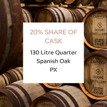 Load image into Gallery viewer, 20% SHARE OF CASK: 130L Spanish Oak, PX