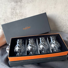 Load image into Gallery viewer, 4 x Cut Crystal Glencairn Glass Box Set