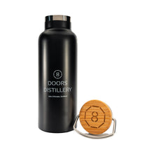 Load image into Gallery viewer, Black Insulated Drinks Bottle
