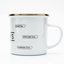 Load image into Gallery viewer, White Enamel Mug