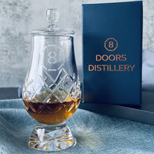 Load image into Gallery viewer, Cut Crystal Glencairn Glass and Cap