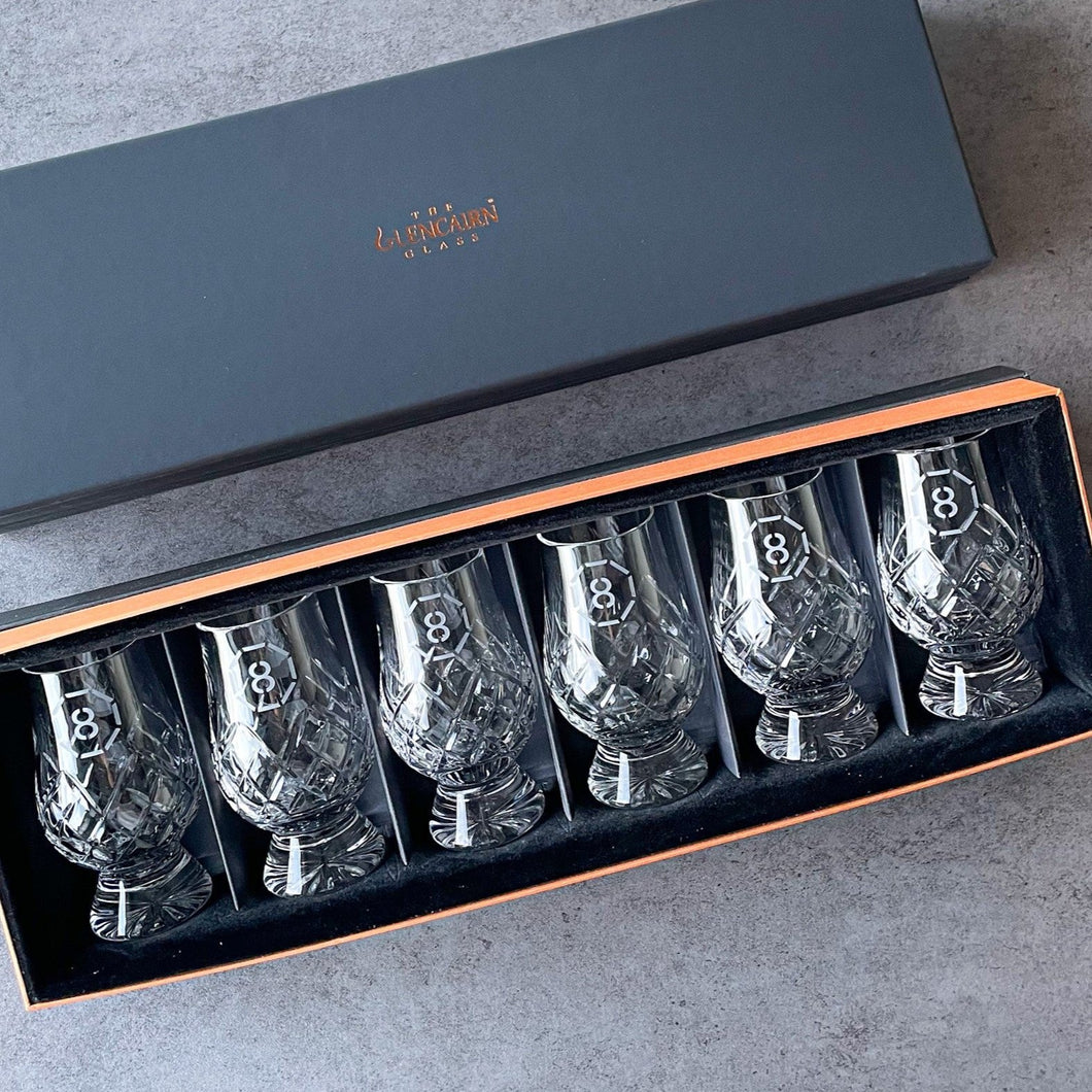 6 x Cut Crystal Glencairn Glass Box Set