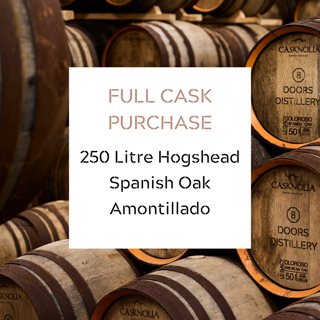 FULL CASK: 250L Spanish Oak, Amontillado