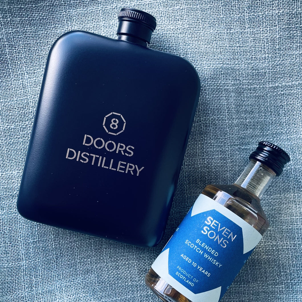 Hip Flask Bundle - Blue