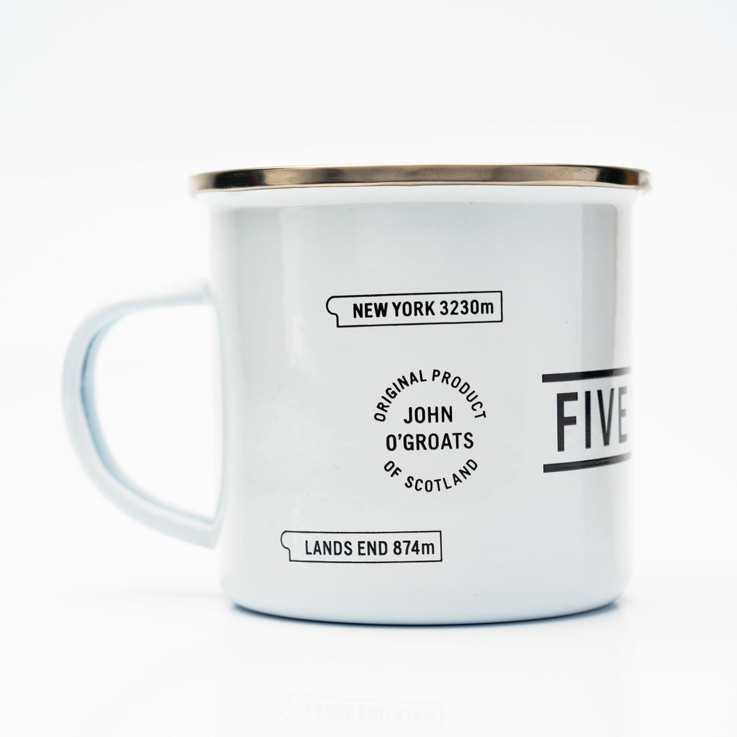 White Enamel Mug