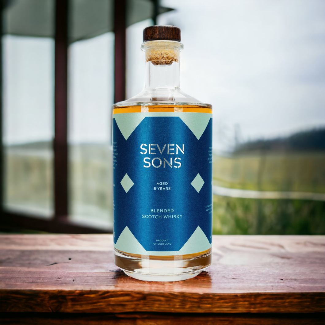 Seven Sons - Blended Scotch Whisky - Aged 8 Years 70cl